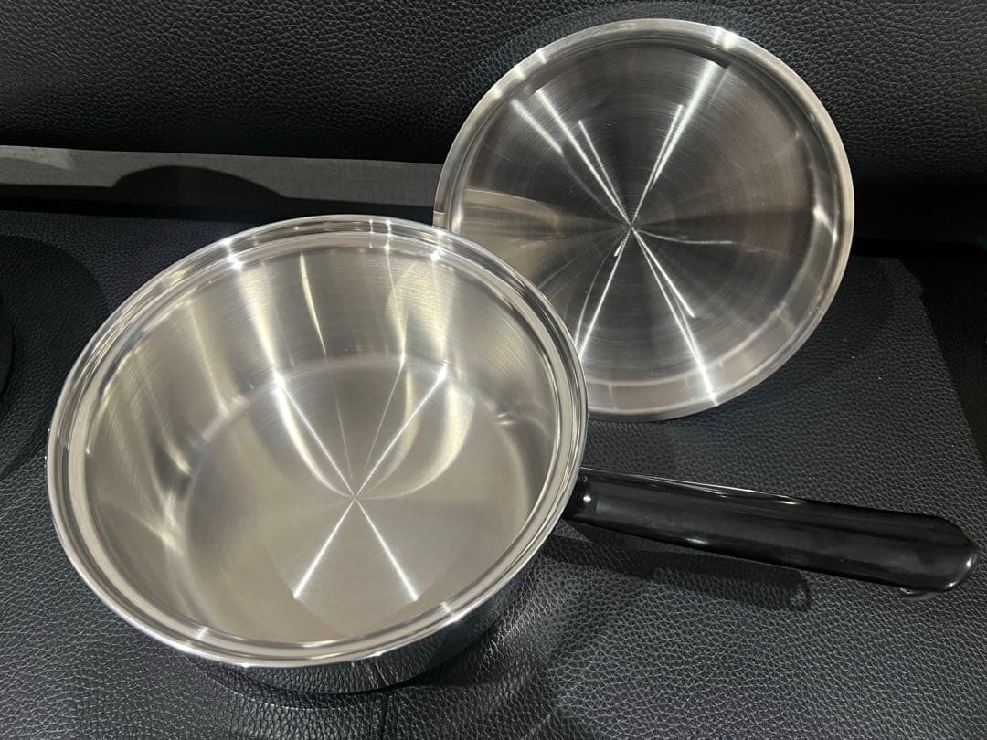 ゆ*き様 美品 Amway 片手鍋 2個セット クィーン　ステンレス　ソースパン