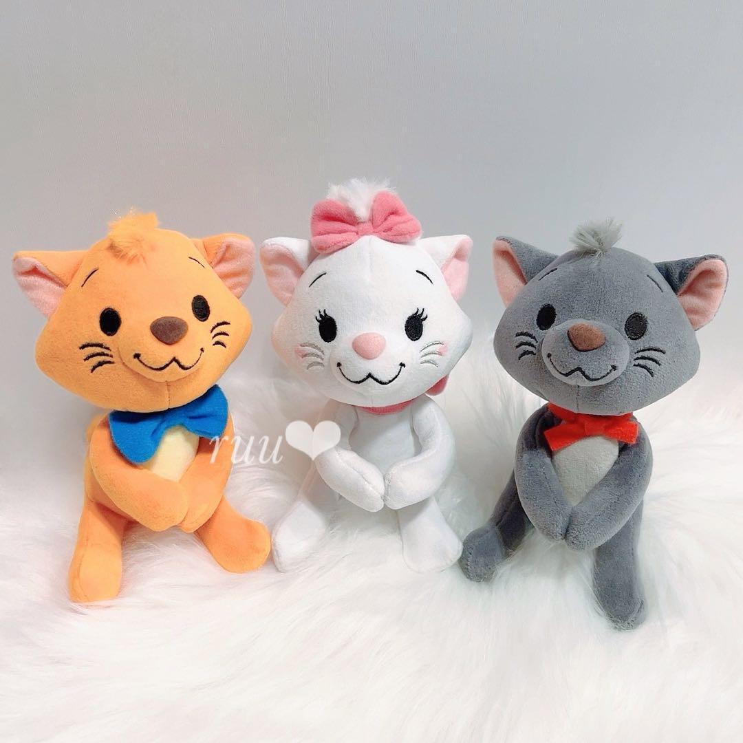 お顔厳選♡ ディズニー　ぬいもーず　ぬいぐるみ　マリー　おしゃれキャット