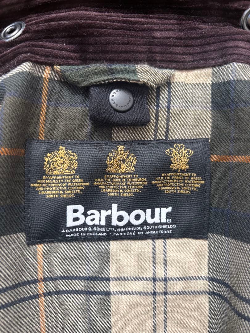 Barbour ダークグリーンジャケット