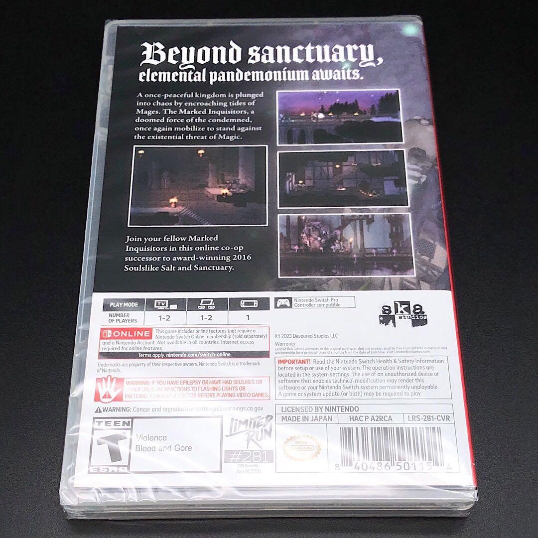Salt and Sacrifice ソルトアンドサクリファイス switch