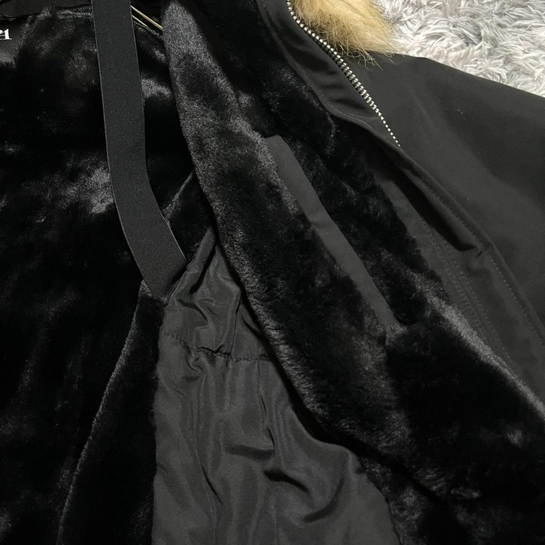 美品❗️極暖ファー付き❗️【ZARA】ウィンターパーカー モッズコート 中綿