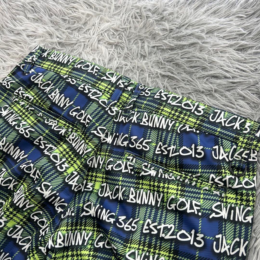新品　ジャックバニー　パンツ　ストレッチ　裏起毛　秋冬　チェック柄　サイズ4