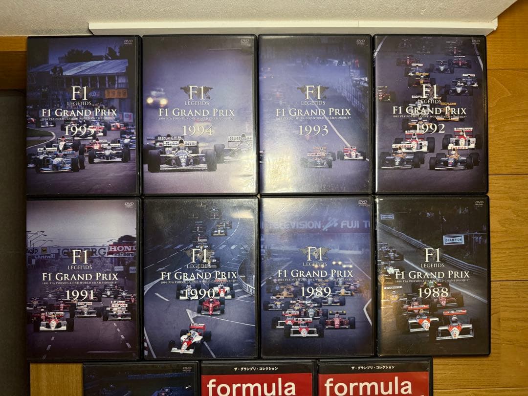 F1 LEGENDS 1987～1995 フル9本＋formula one２本