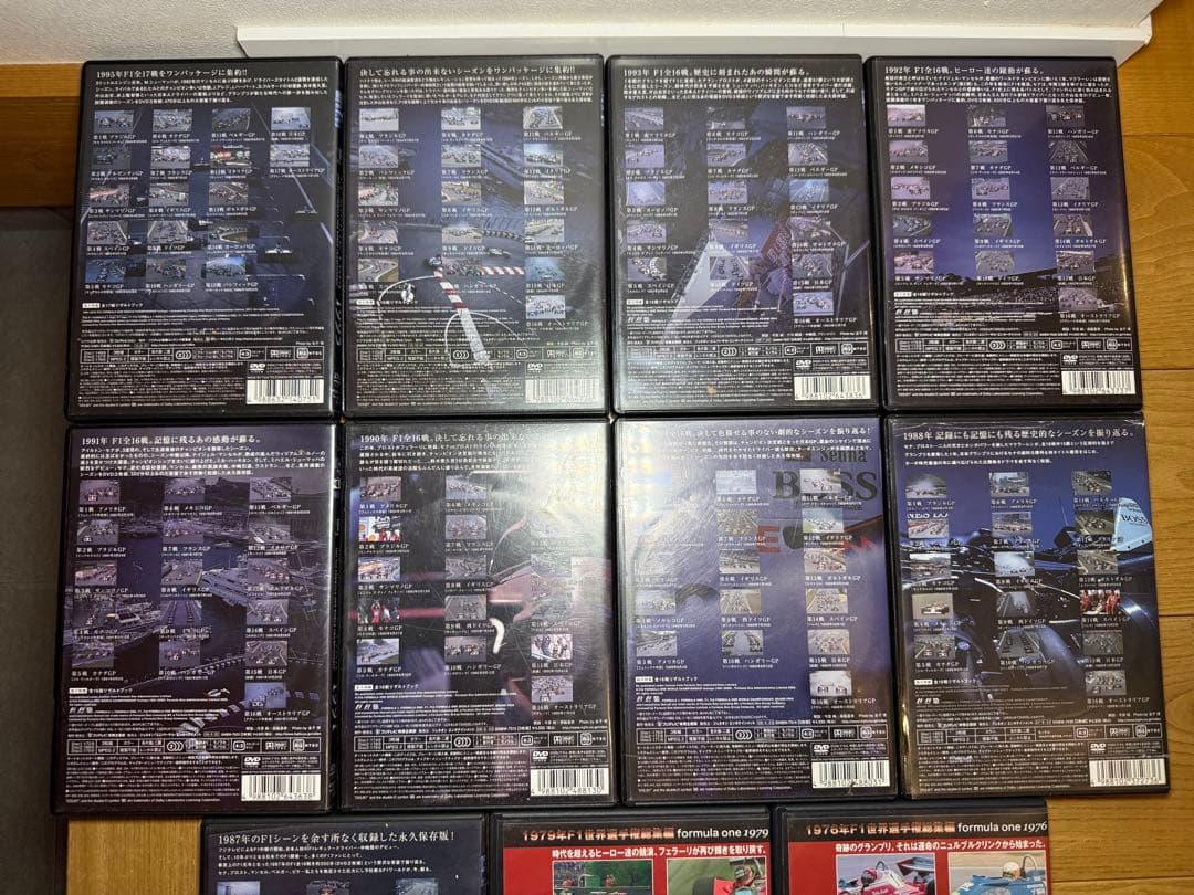F1 LEGENDS 1987～1995 フル9本＋formula one２本