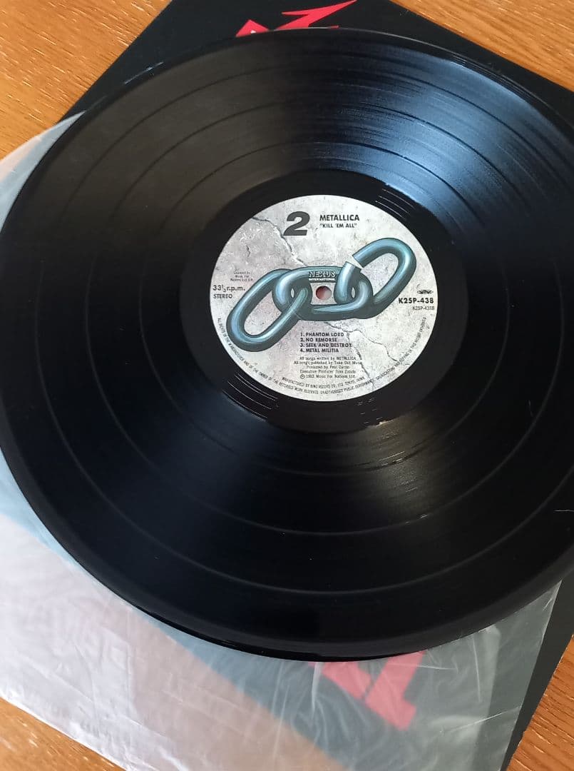 送込 llica メタリカ キルエムオール 日本盤1984 血染めの鉄槌