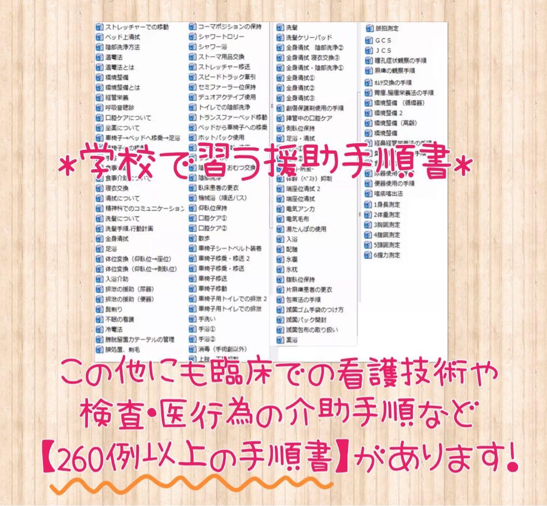 看護実習 看護学生 アセスメント 手順書 関連図 看護計画 国家試験 実習資料