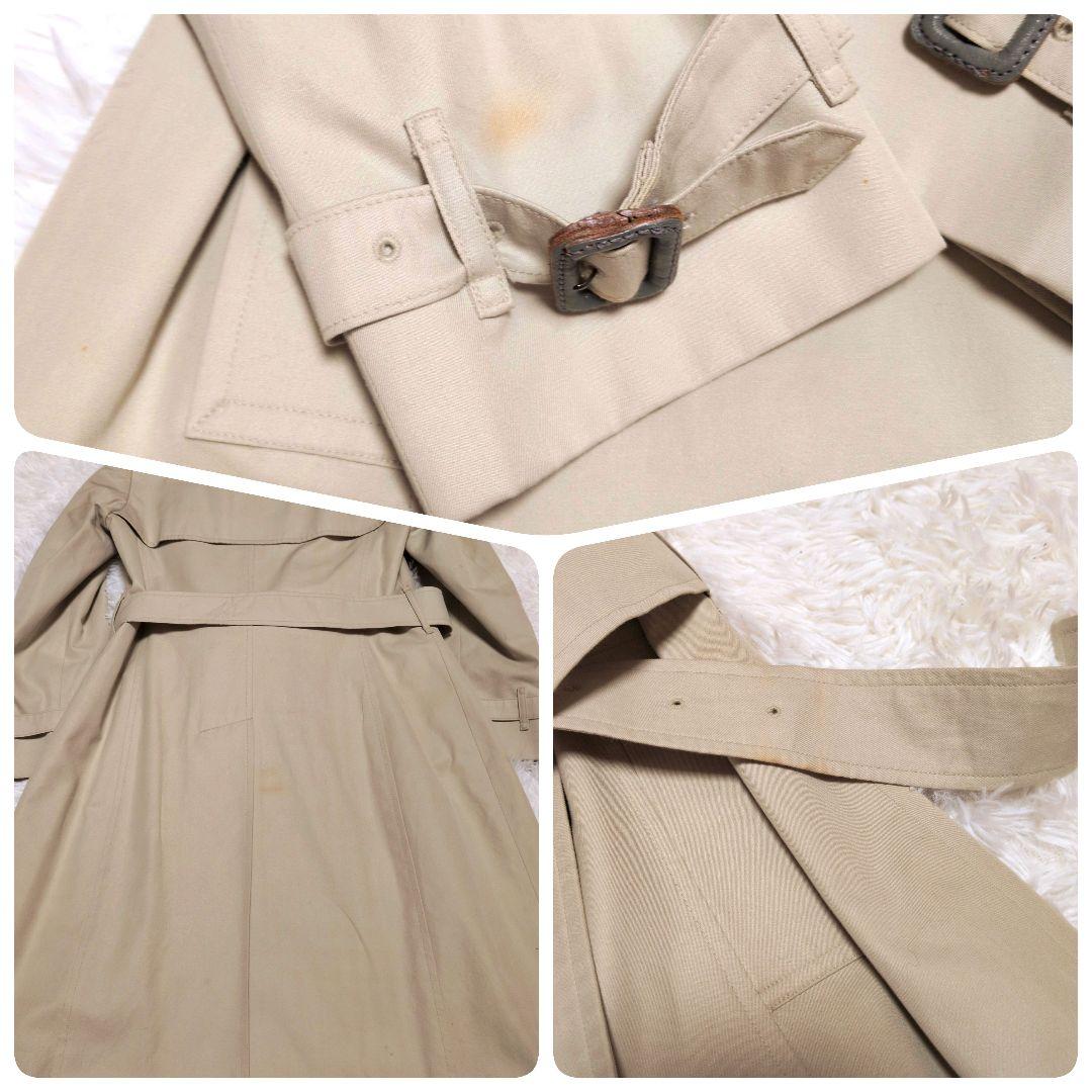 【美品】バーバリー☆ノバチェックベルト付　トレンチコート　ベージュ
