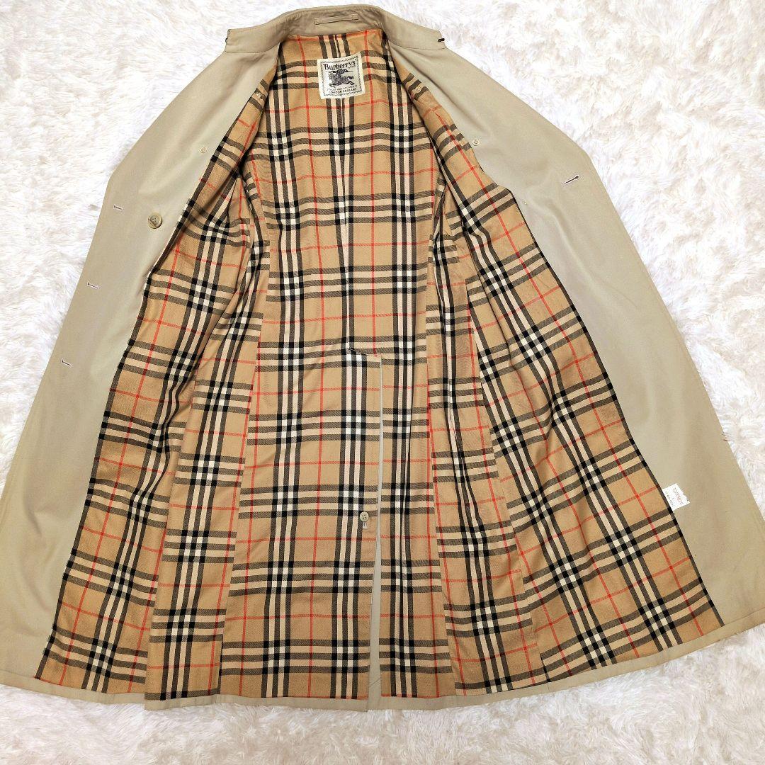 【美品】バーバリー☆ノバチェックベルト付　トレンチコート　ベージュ