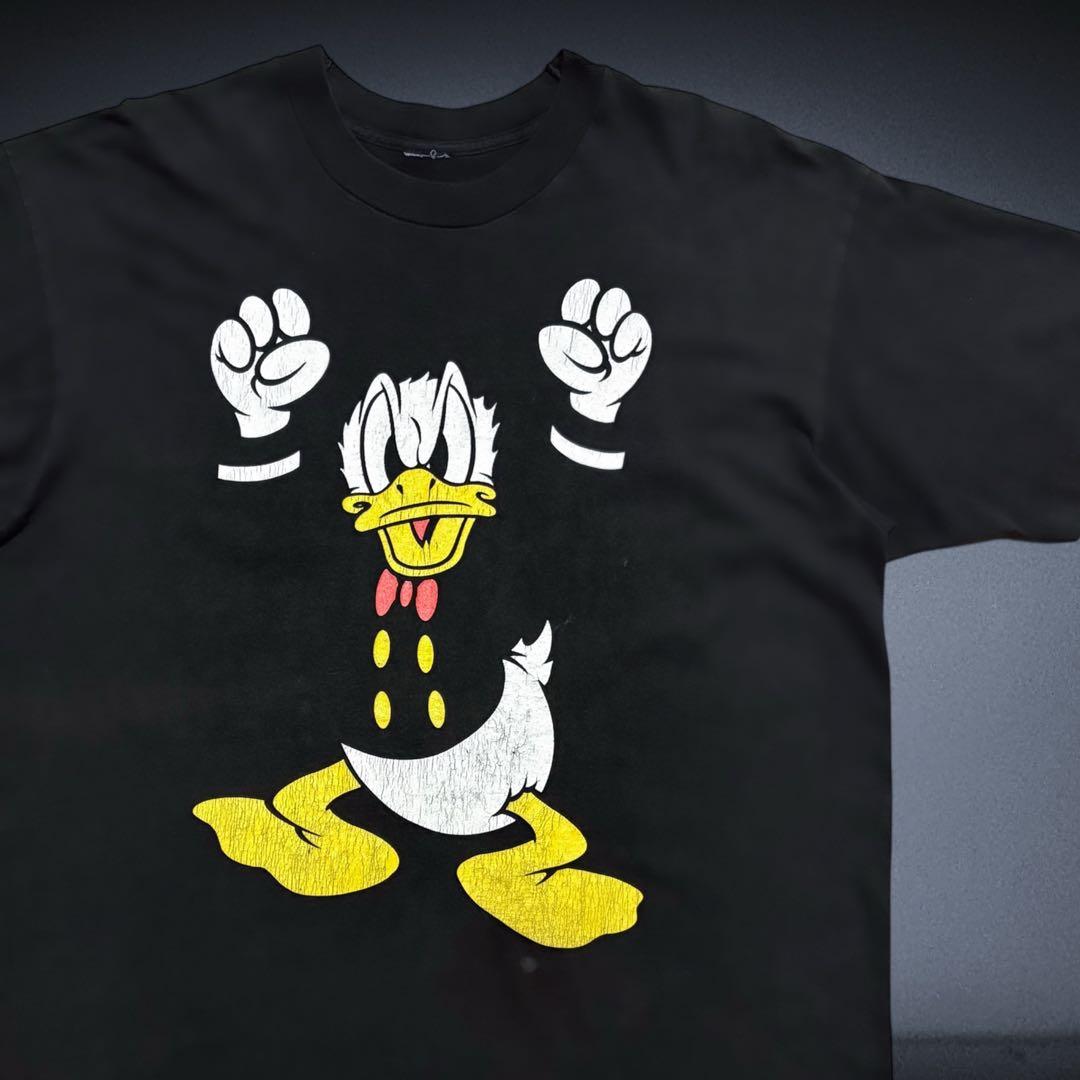 B*e様 90s Disney ドナルド 怒り爆発! 激おこT USA製 XL