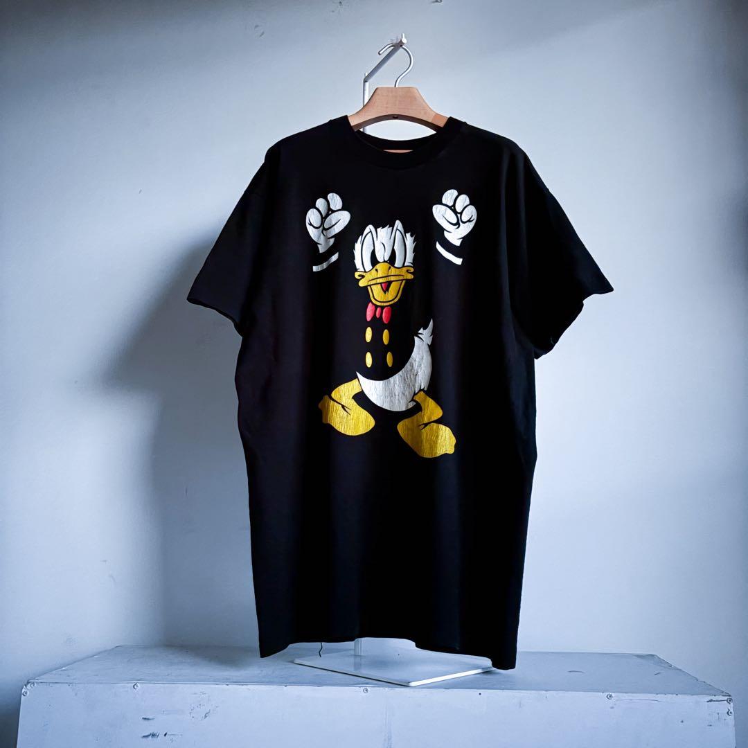 B*e様 90s Disney ドナルド 怒り爆発! 激おこT USA製 XL