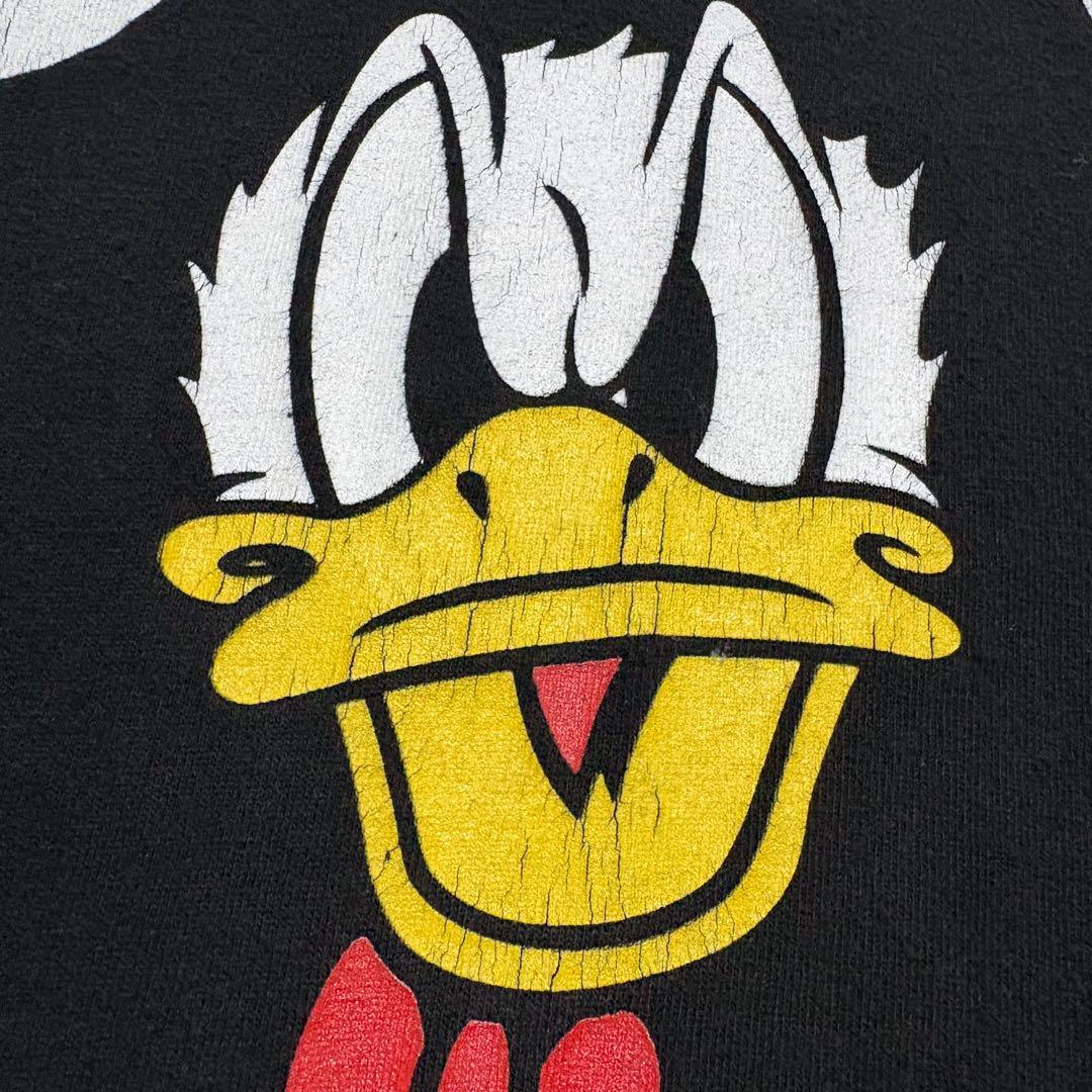 B*e様 90s Disney ドナルド 怒り爆発! 激おこT USA製 XL