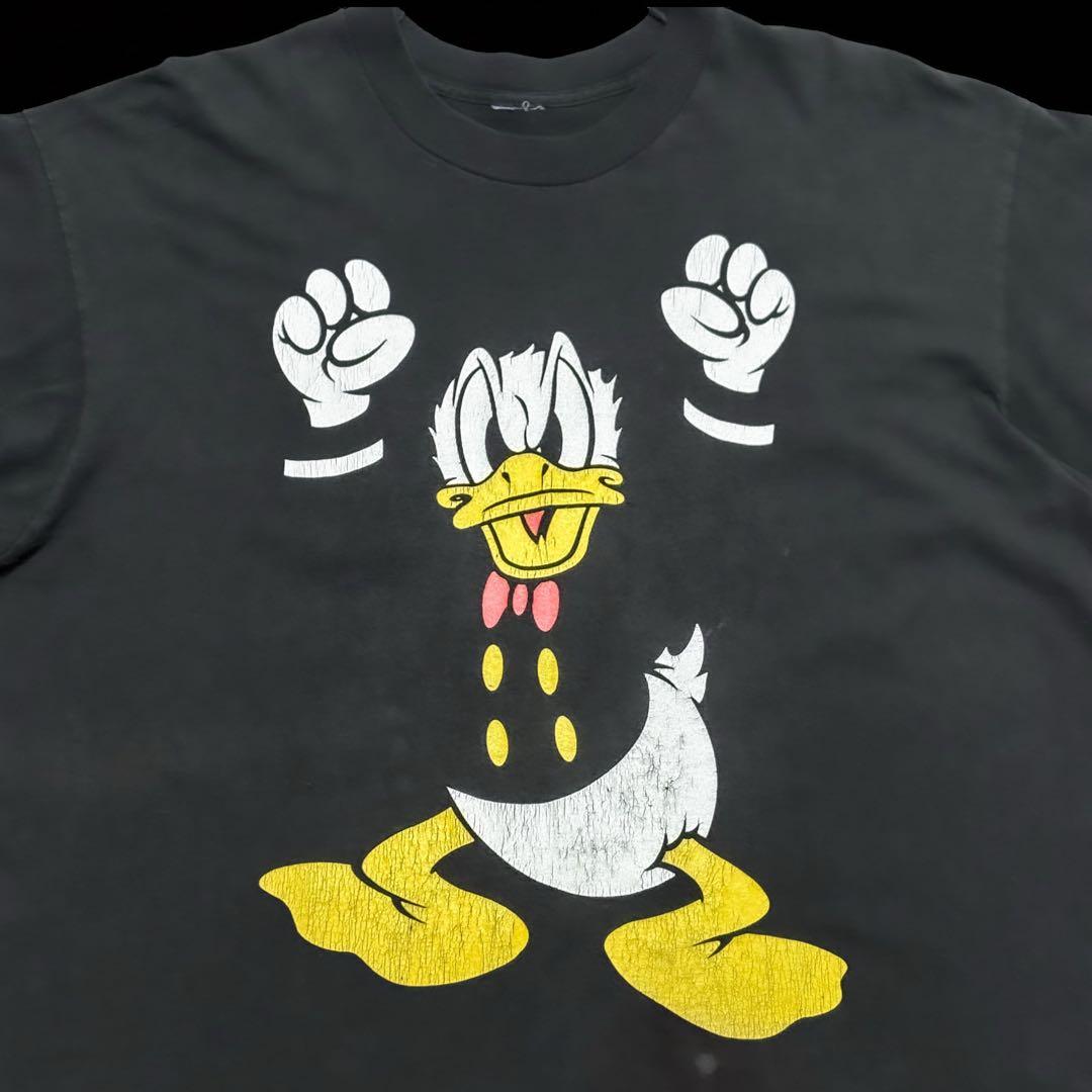 B*e様 90s Disney ドナルド 怒り爆発! 激おこT USA製 XL