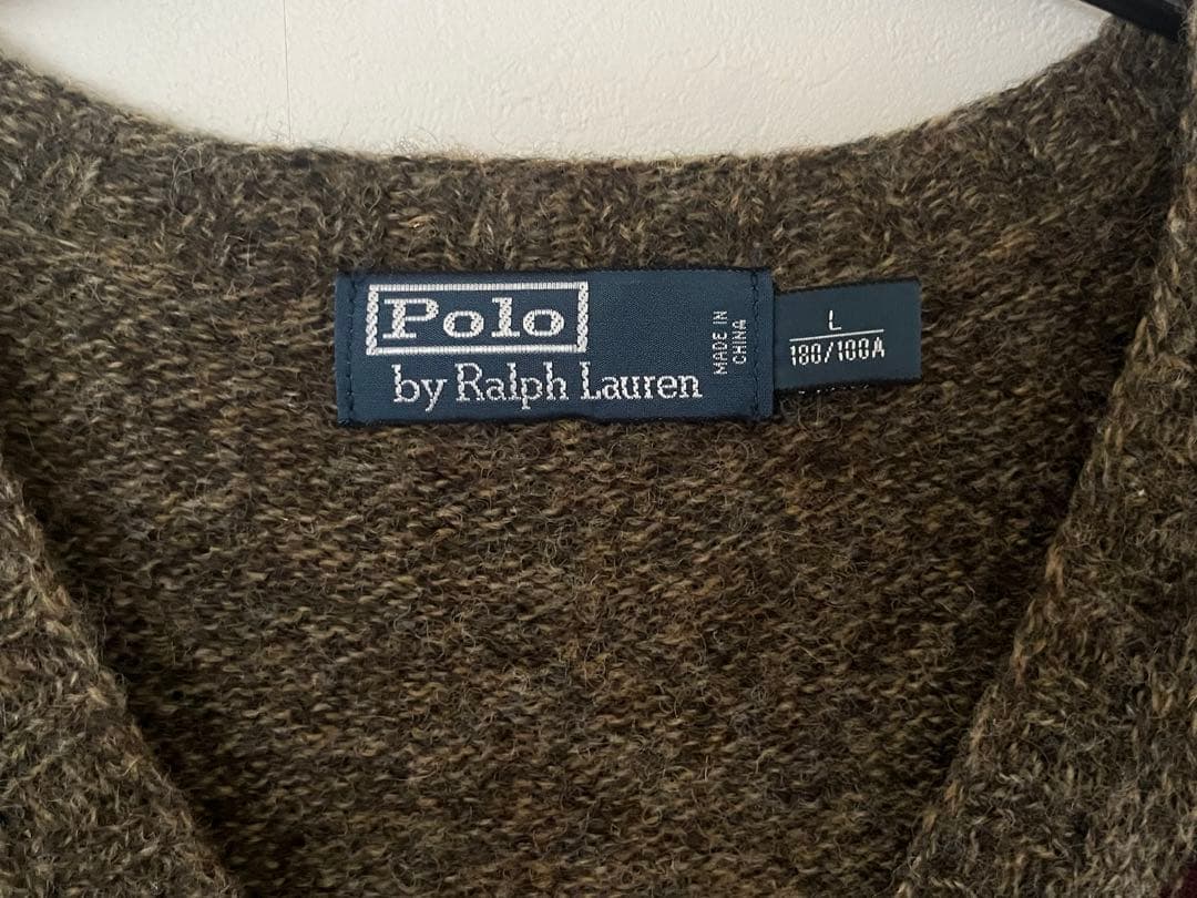 Polo by Ralph Lauren Vネックアーガイル柄ニットベスト