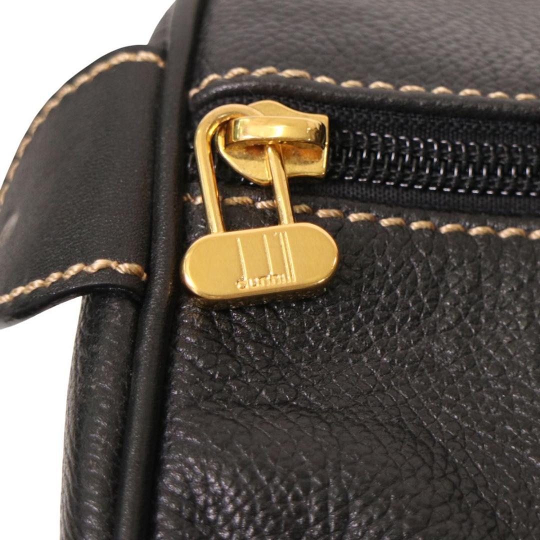 dunhill ダンヒル 本革 レザー ボストンバッグ 旅行バッグ 黒 大容量