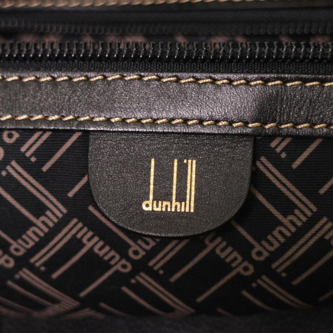 dunhill ダンヒル 本革 レザー ボストンバッグ 旅行バッグ 黒 大容量