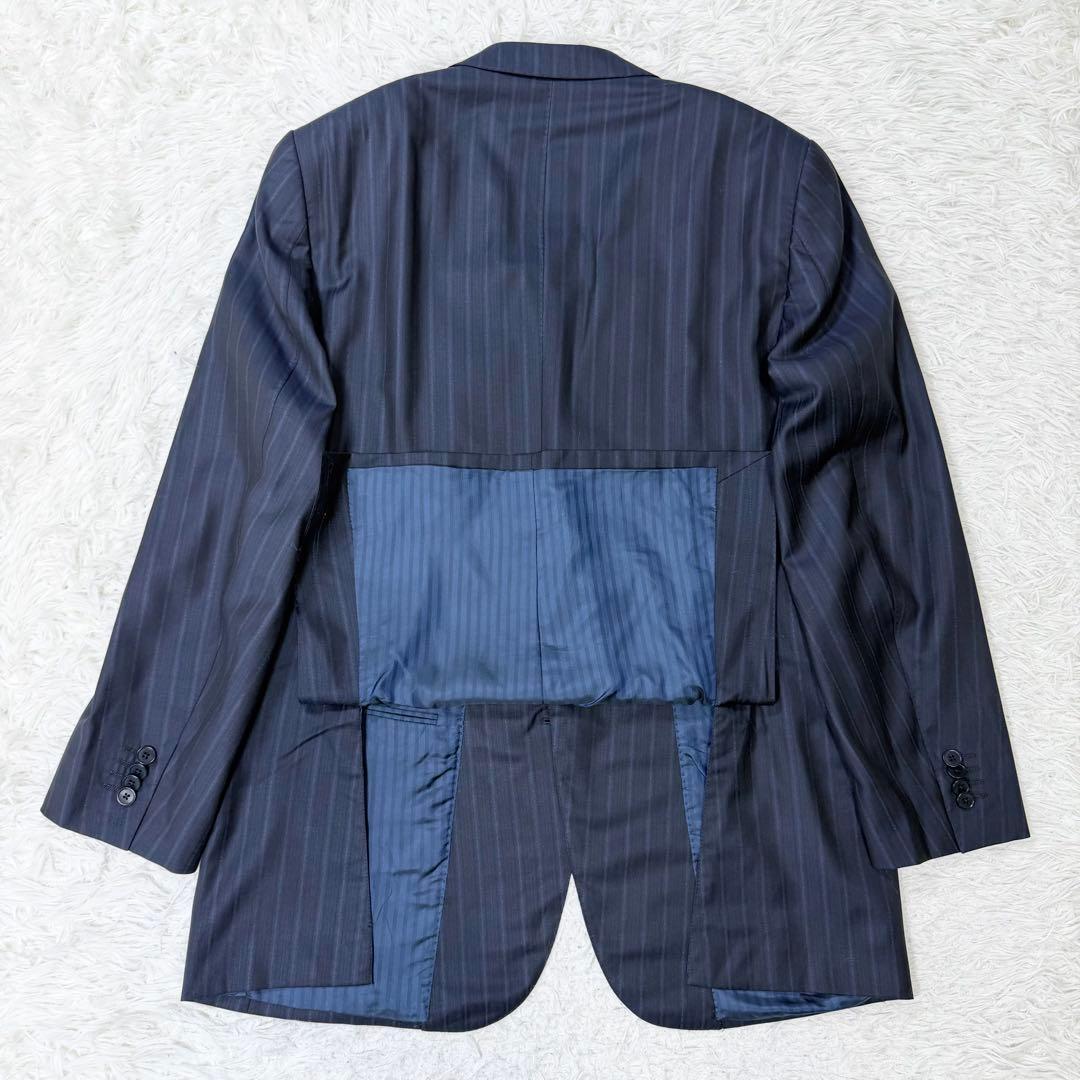 【最高級】エルメネジルドゼニア トロフェオシルク ジャケット 54R 濃紺