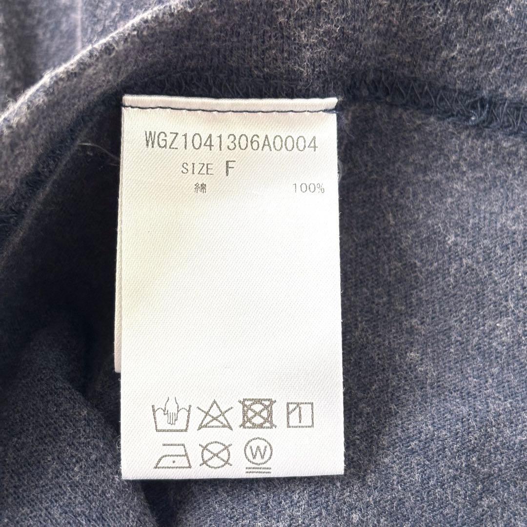 【雑誌記載】ウィムガゼット ナンバリングTシャツ ヴィンテージ加工 ネイビー