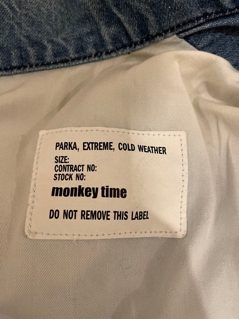 【North】monkey time デニムフィッシュテールコート