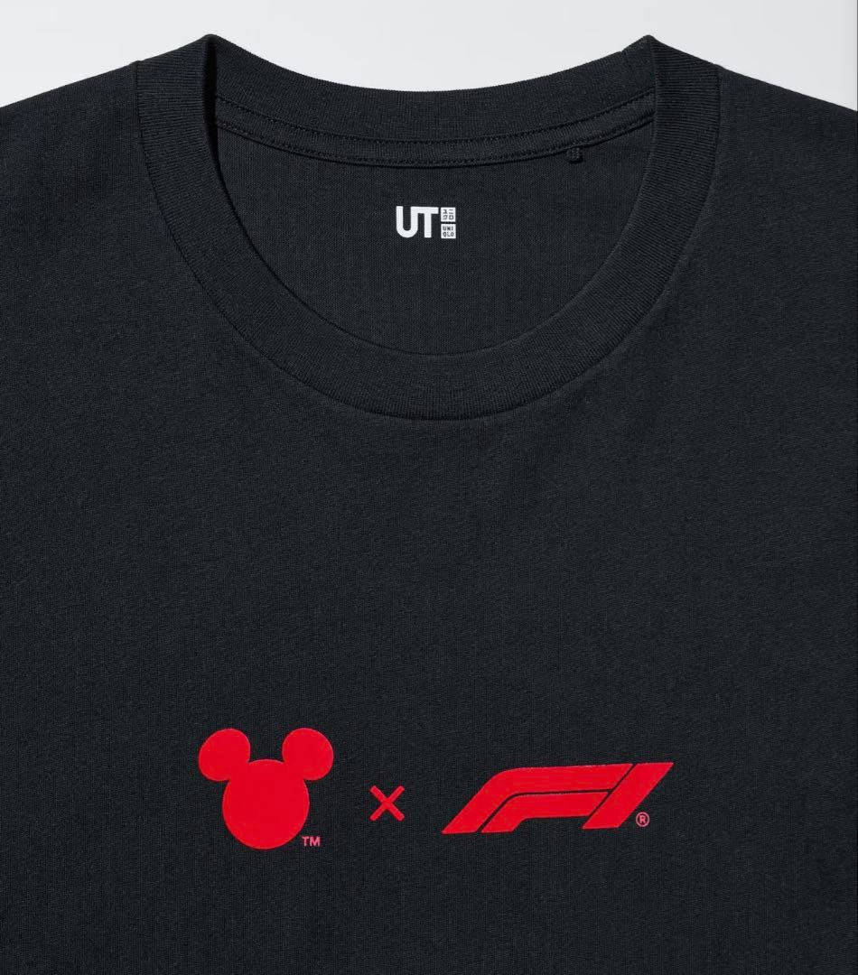 2枚セット　ミッキーマウス × F1 コラボ Tシャツ　ユニクロ