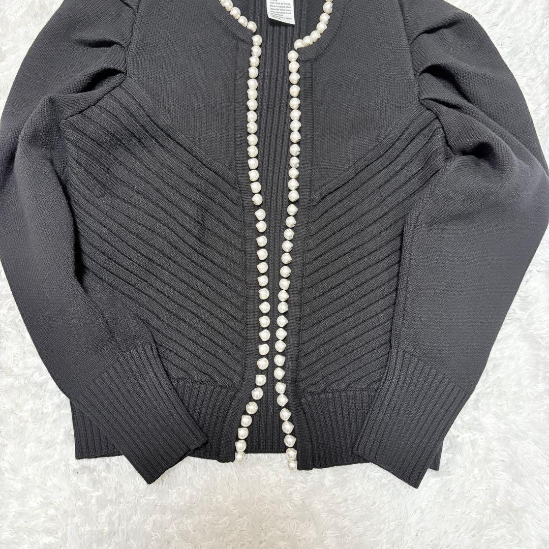 【定価4.1万】SOV. ダブルスタンダードクロージング パール　カーディガン