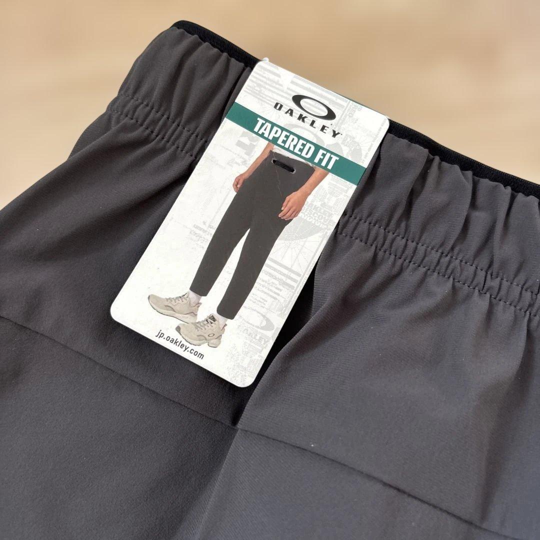 新品　オークリー　メンズ　ゴルフ　ストレッチ　テーパードパンツ　ダークグレー3L