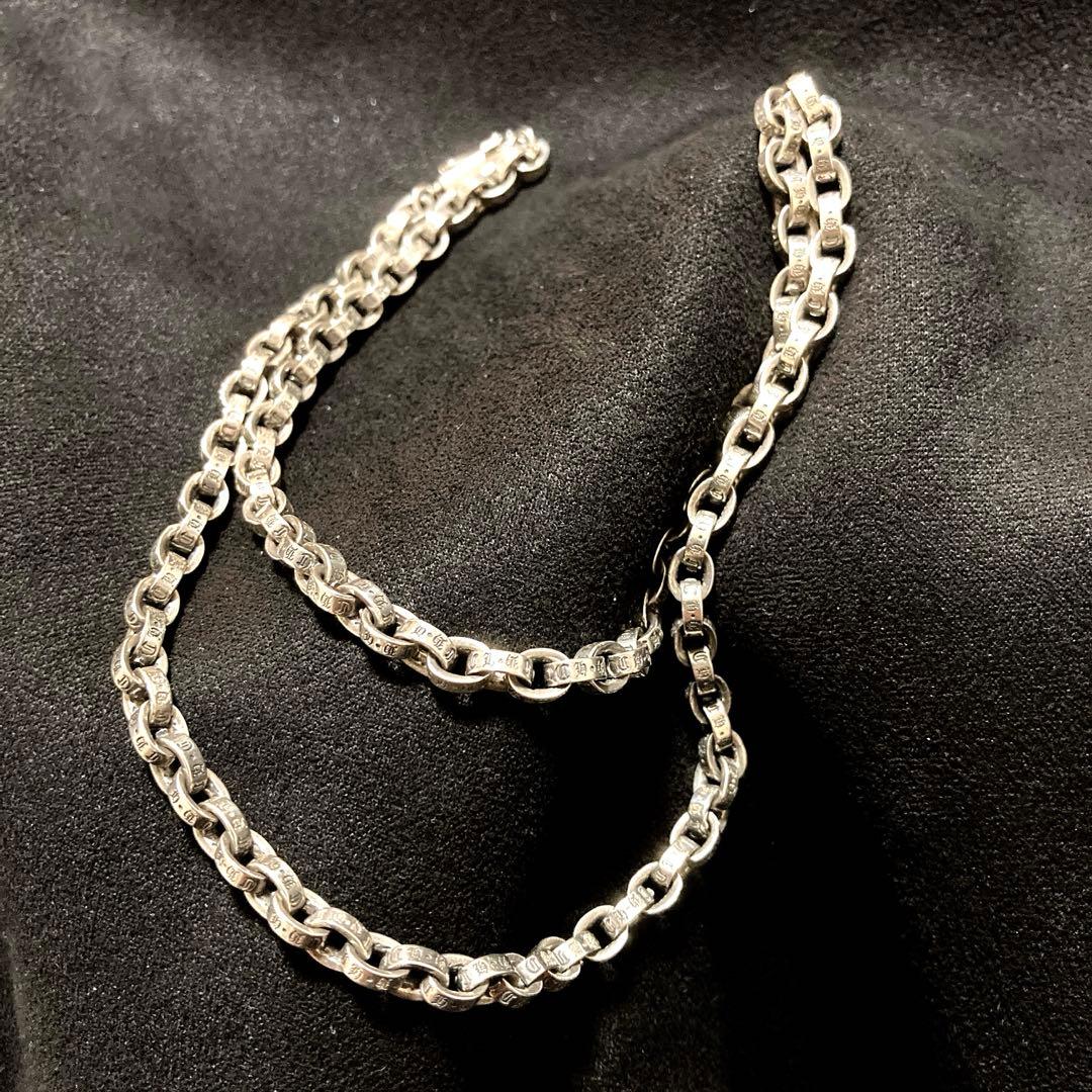 S*s様 ペーパーチェーンネックレス　約50cm シルバー925刻印有り