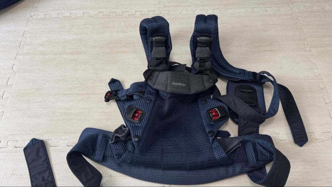 BabyBjörn ネイビー 抱っこ紐 メッシュ　おまけ付き