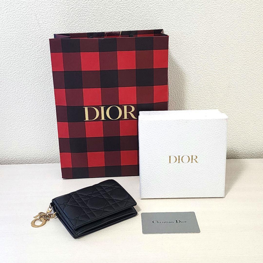 *正規品 ディオール Lady Dior ウォレット 匿名配送*