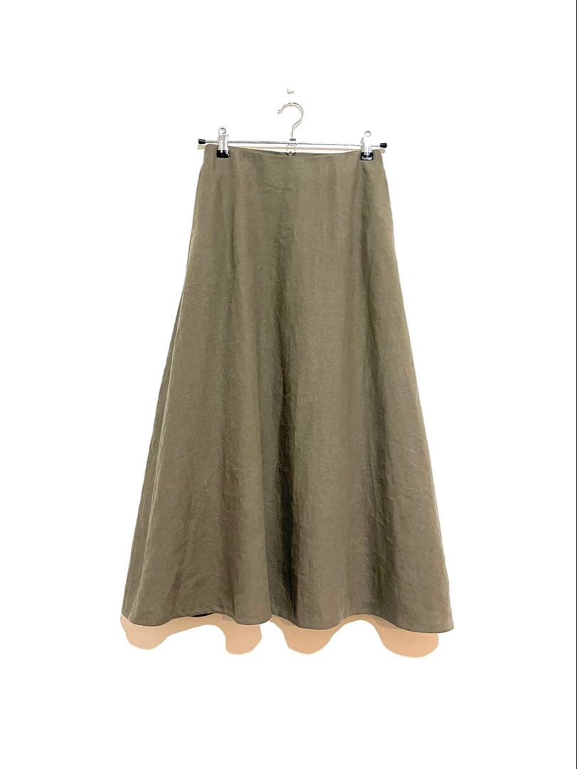 2025SS ドゥーズィエムクラス　定価3.3 Linen フレアスカート