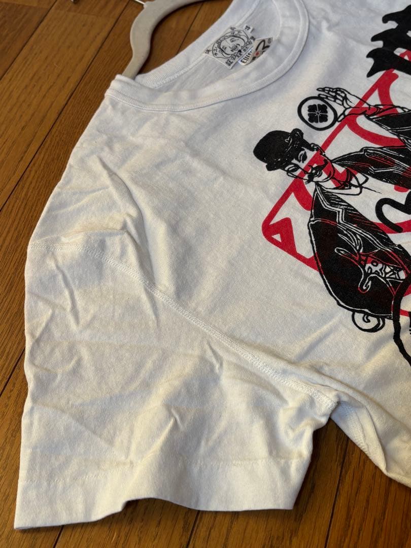 EVISUエヴィス 半袖Ｔシャツ　ホワイト白 世界唯一 山根洋服店 ４４レア