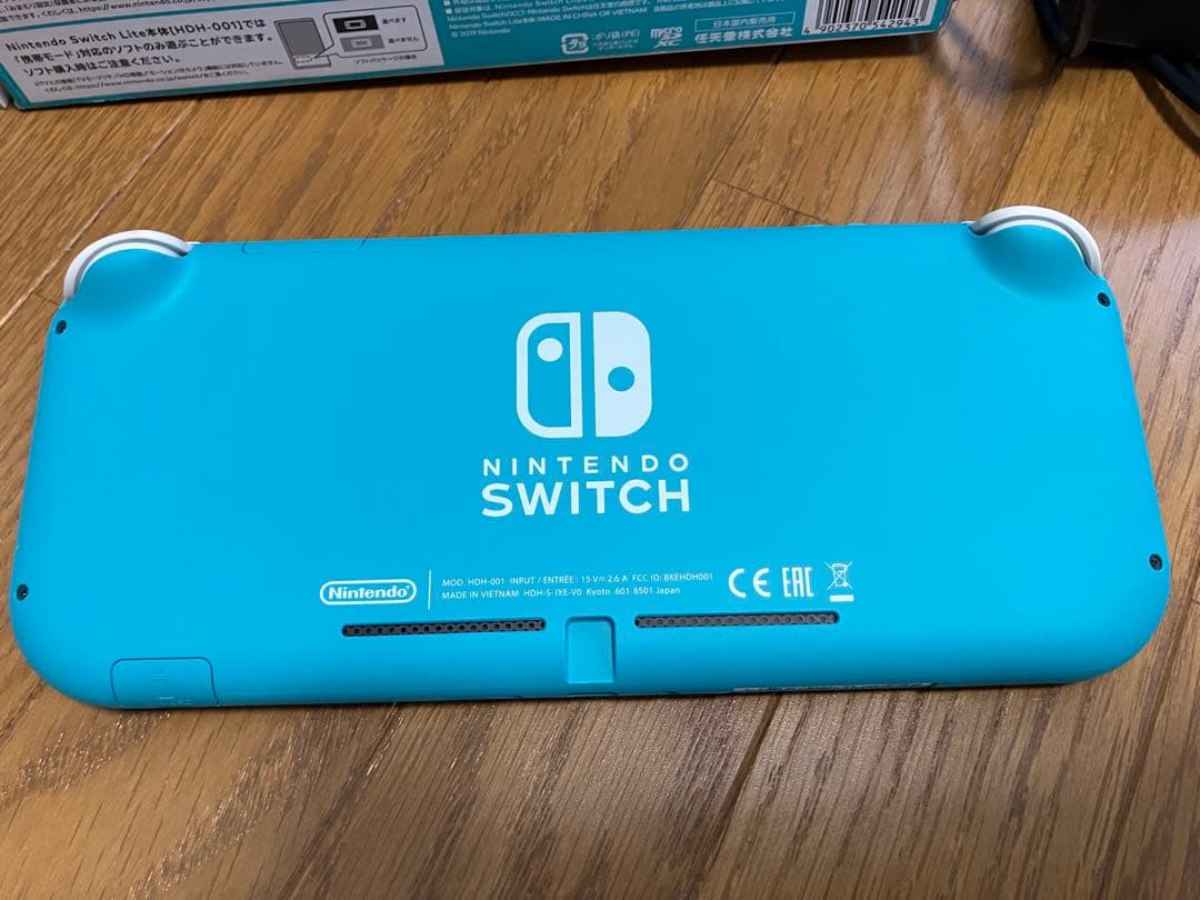 初期化済　ニンテンドースイッチlite ターコイズブルー