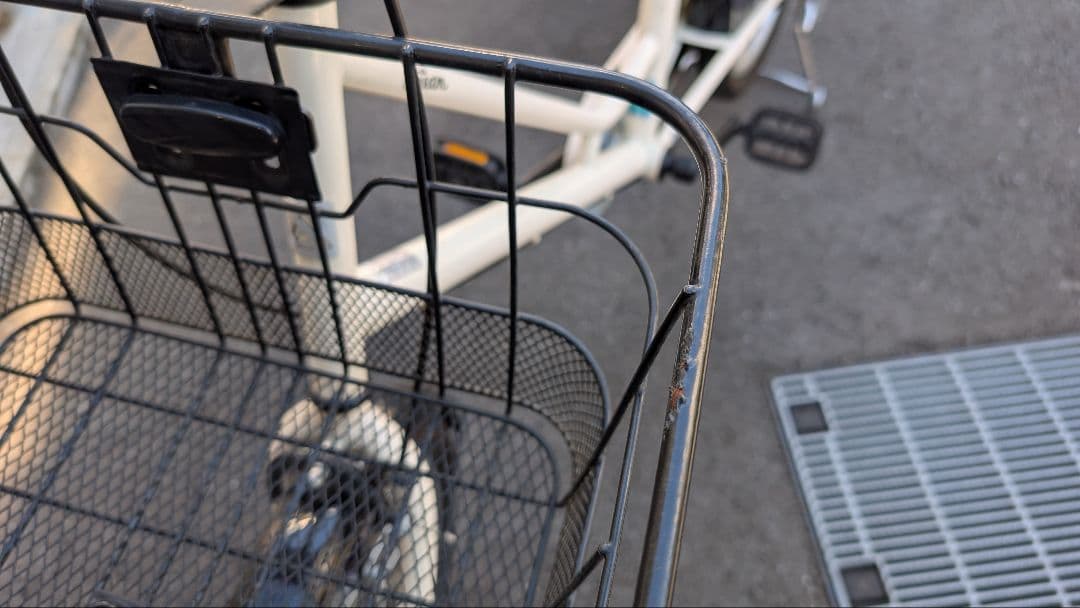 自転車 あさひ 変速機なし チャイルドシート付 Cream Cargo