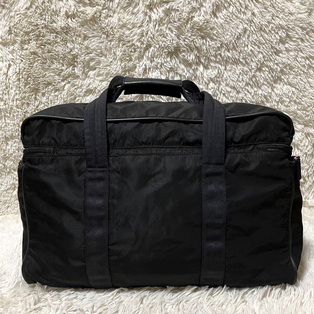【極美品】PRADA プラダ　ボストンバッグ　旅行　2way ナイロン　ブラック