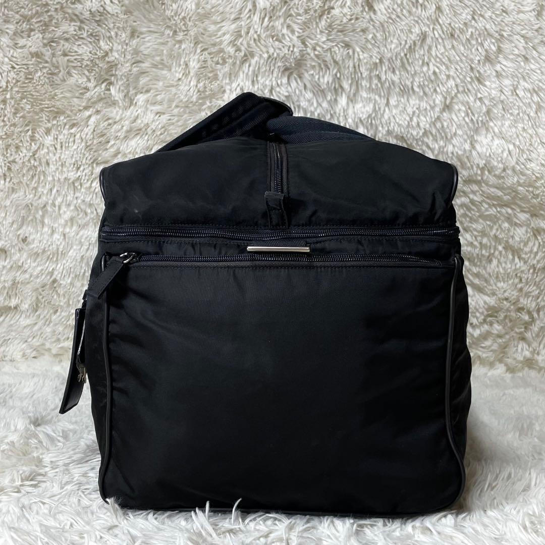 【極美品】PRADA プラダ　ボストンバッグ　旅行　2way ナイロン　ブラック