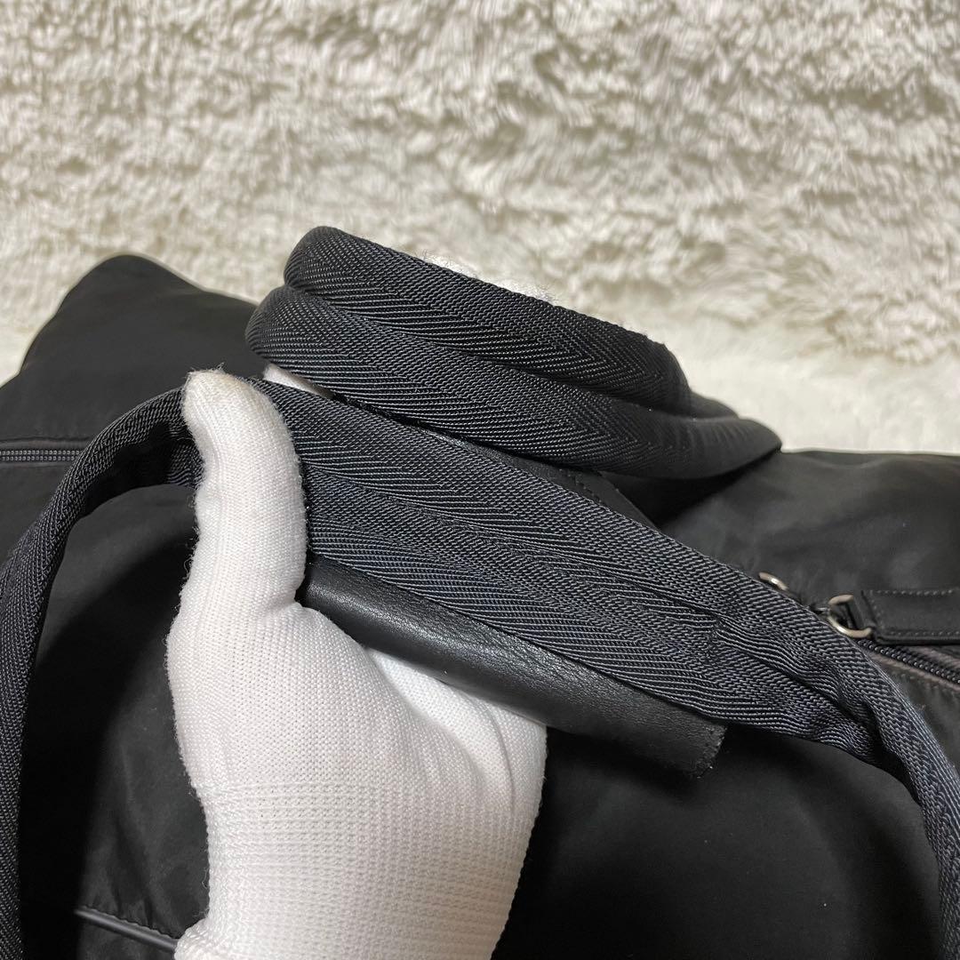 【極美品】PRADA プラダ　ボストンバッグ　旅行　2way ナイロン　ブラック