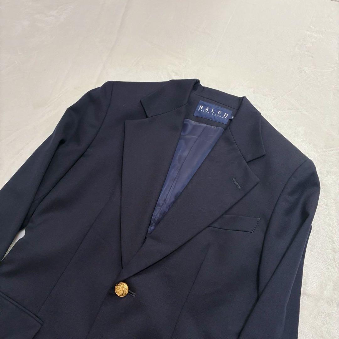 Ralph Lauren ラルフローレン 紺ブレ 金ボタン テーラードジャケット
