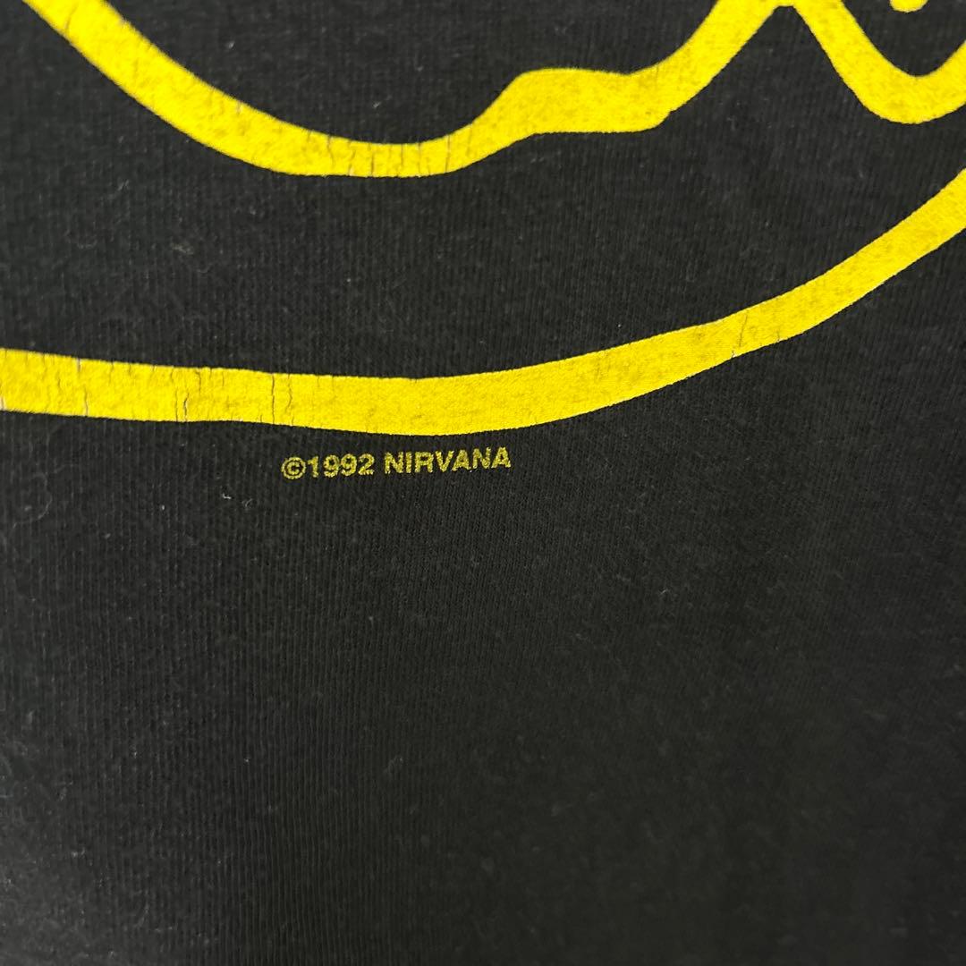 NIRVANA スマイリー顔 Tシャツ