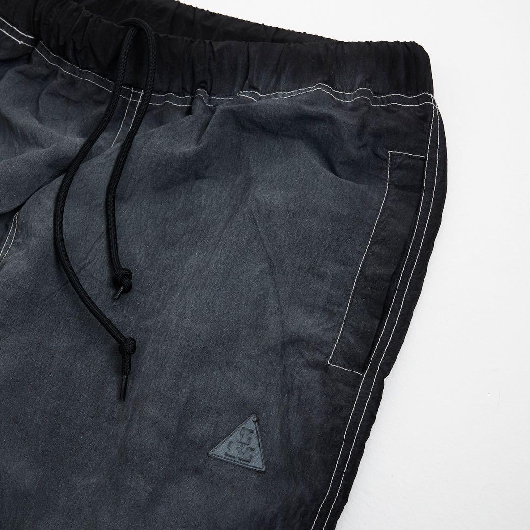 nylon pants BLACK(ニートと居候とたかさき)
