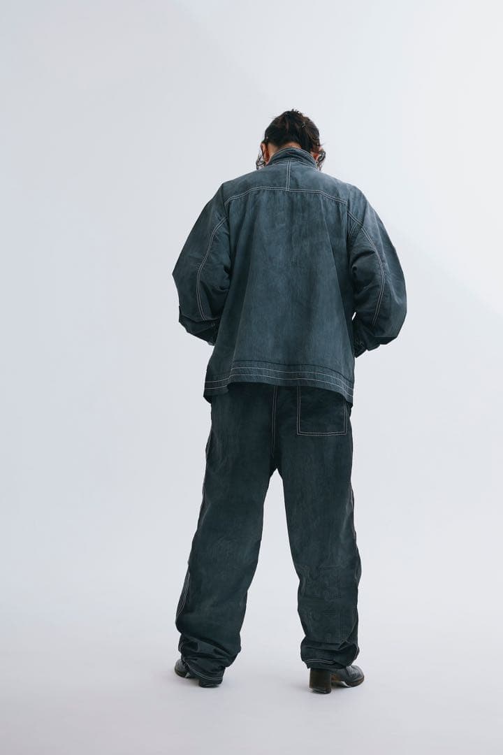 nylon pants BLACK(ニートと居候とたかさき)