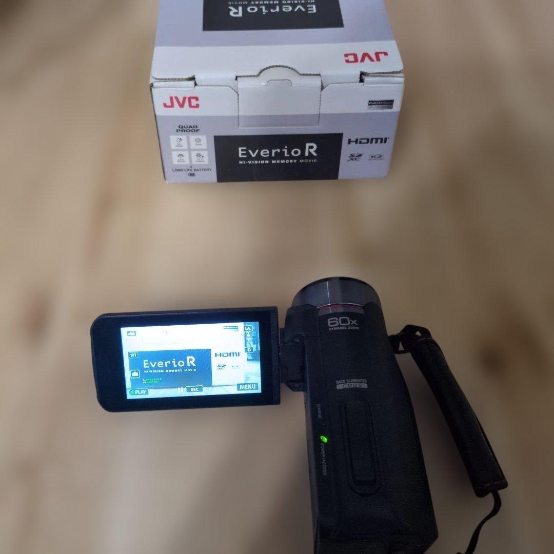 JVC EverioR GZ-R75K-B 撮影には問題ないですがジャンク品