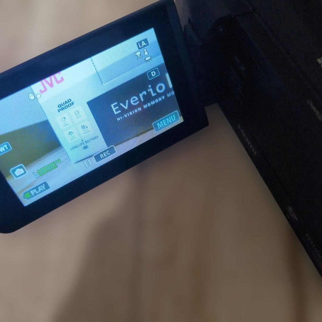 JVC EverioR GZ-R75K-B 撮影には問題ないですがジャンク品