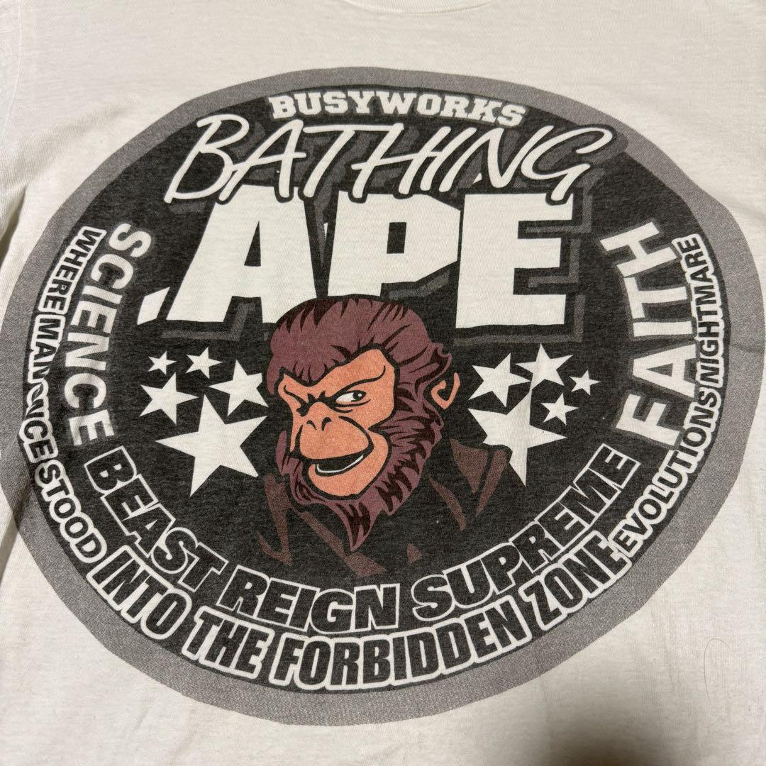 超レア 90年代初期 エイプ APE Tシャツ oneita　ヴィンテージ