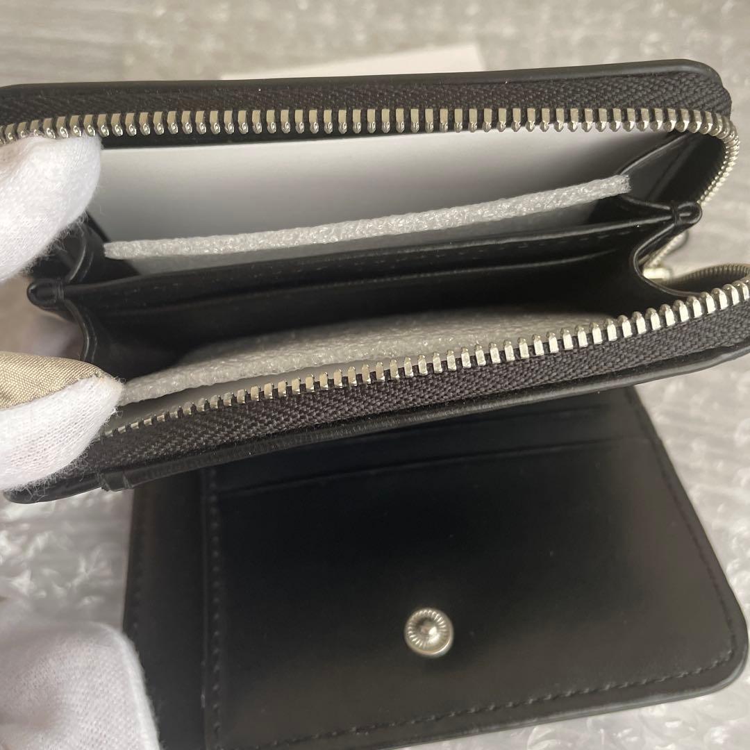 新品 カルバンクライン ふたつ折り 財布 黒 ck メンズ　正規店購入　ロゴ
