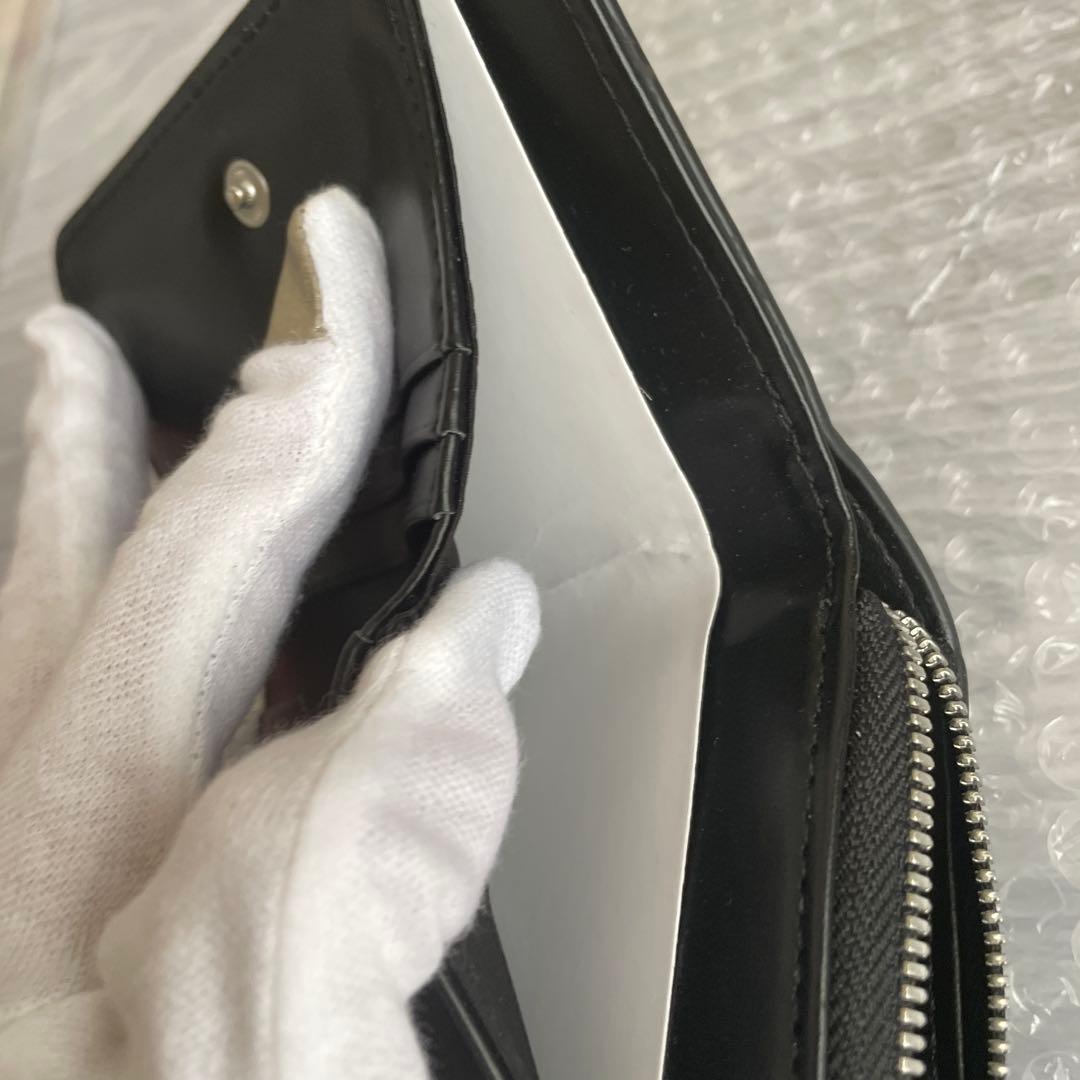 新品 カルバンクライン ふたつ折り 財布 黒 ck メンズ　正規店購入　ロゴ