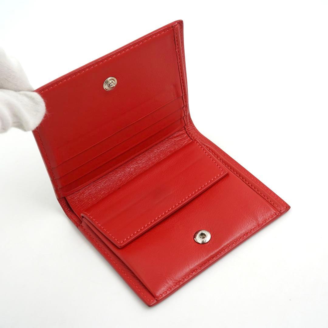 ✨極美品・箱付き✨　ルブタン　コンパクトウォレット　二つ折り　パロス　本革レザー