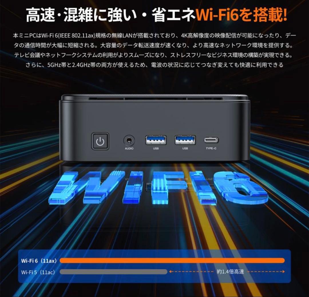 [新品未開封］NIPOGIミニpc ryzen AMD Ryzen5 7430U