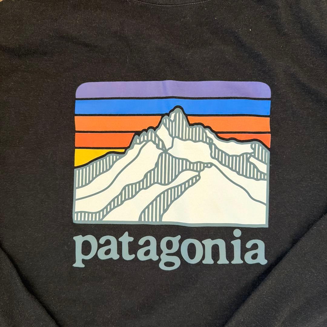 トップス Patagonia logo ridge responsibli-TEE M