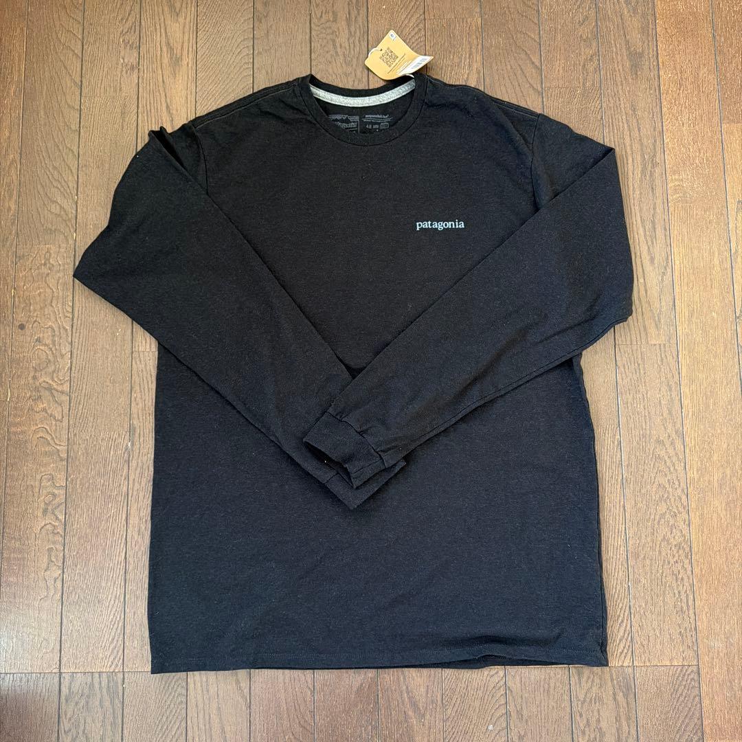 トップス Patagonia logo ridge responsibli-TEE M