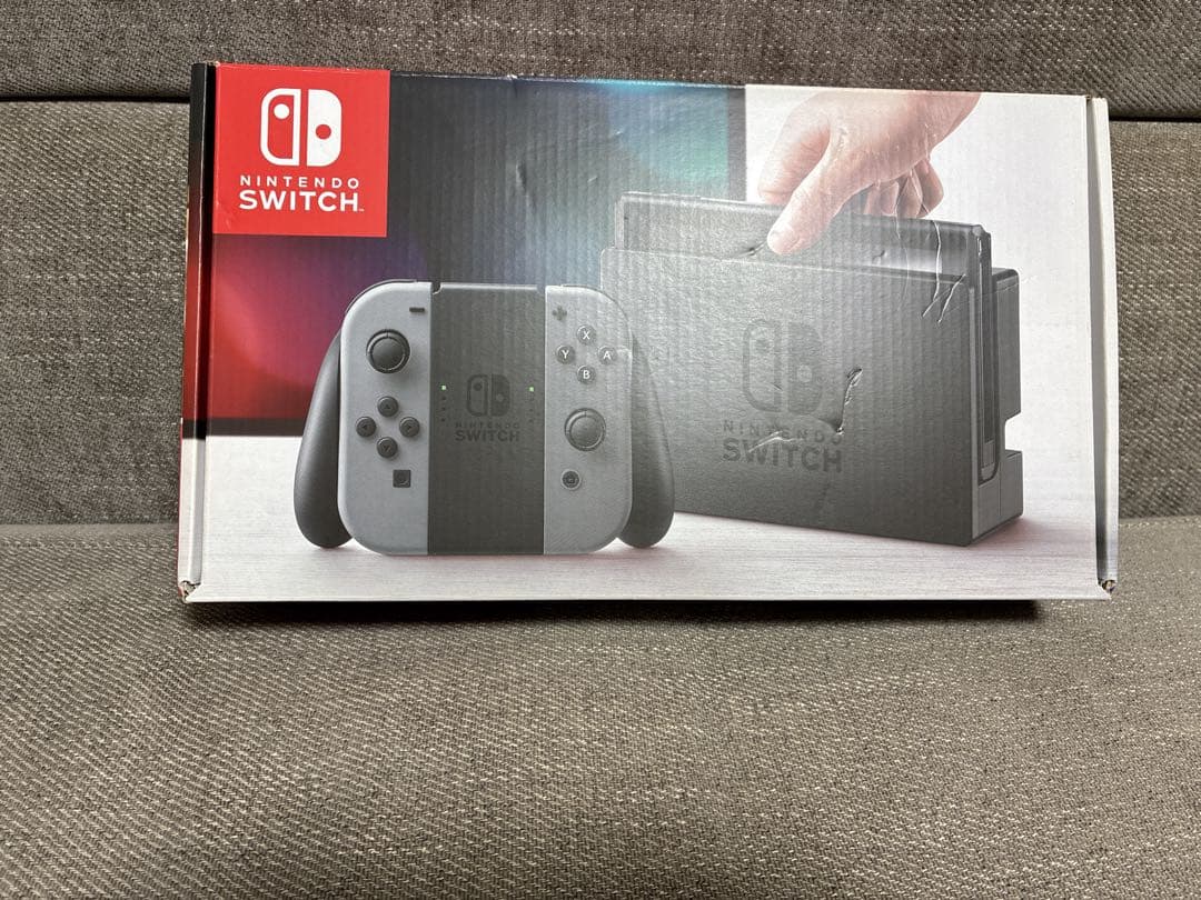 【送料無料】Nintendo Switch グレー 本体 ドック付き