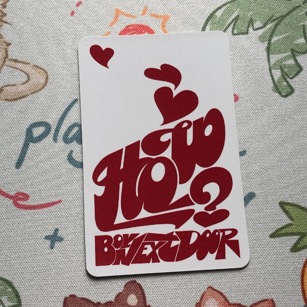 BOYNEXTDOOR HOW WEVERSE ラキドロ トレカ イハン